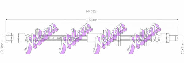 Brovex-Nelson H4015 Brake Hose H4015