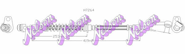 Brovex-Nelson H7264 Brake Hose H7264