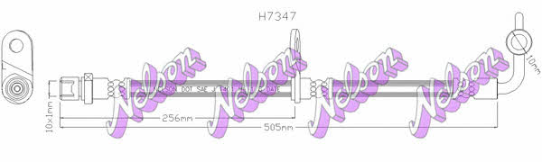 Brovex-Nelson H7347 Brake Hose H7347