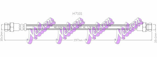 Brovex-Nelson H7101 Brake Hose H7101