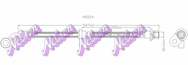 Brovex-Nelson H5214 Brake Hose H5214