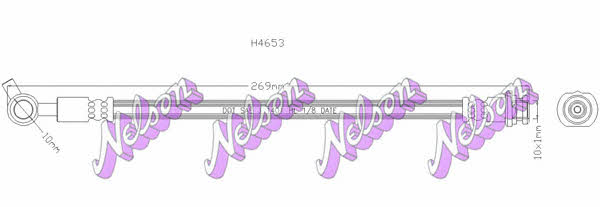 Brovex-Nelson H4653 Brake Hose H4653