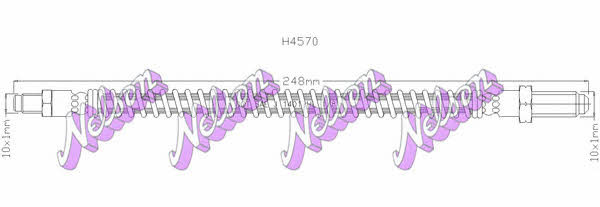 Brovex-Nelson H4570 Brake Hose H4570