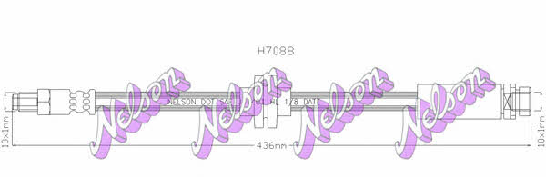 Brovex-Nelson H7088 Brake Hose H7088