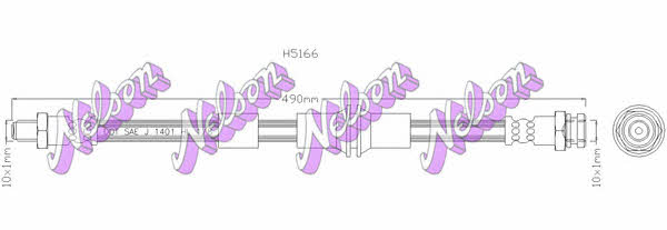 Brovex-Nelson H5166 Brake Hose H5166