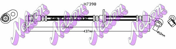 Brovex-Nelson H7398 Brake Hose H7398