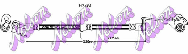 Brovex-Nelson H7481 Brake Hose H7481