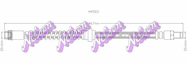 Brovex-Nelson H4503 Brake Hose H4503