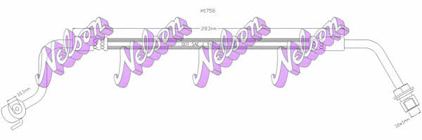 Brovex-Nelson H1758 Brake Hose H1758