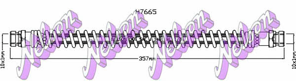 Brovex-Nelson H7665 Brake Hose H7665