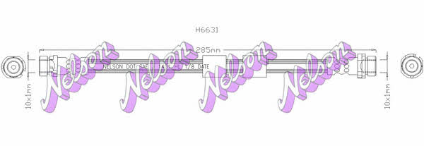 Brovex-Nelson H6631 Brake Hose H6631