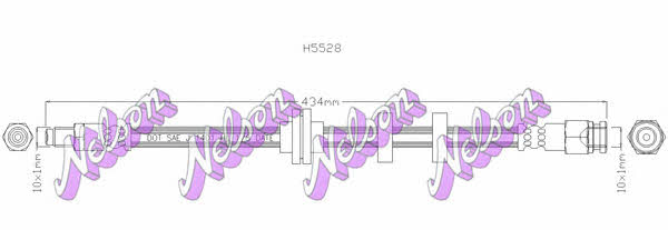 Brovex-Nelson H5528 Brake Hose H5528