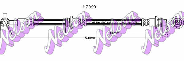 Brovex-Nelson H7369 Brake Hose H7369