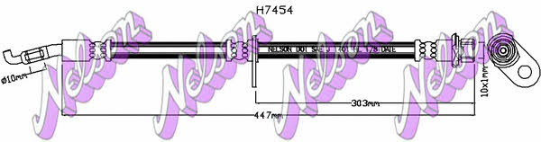 Brovex-Nelson H7454 Brake Hose H7454