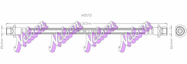 Brovex-Nelson H5572Q Brake Hose H5572Q