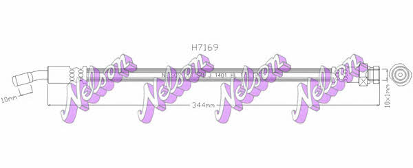 Brovex-Nelson H7169 Brake Hose H7169