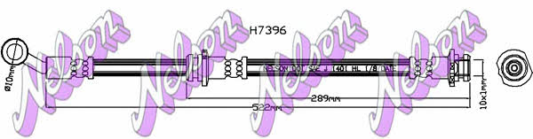 Brovex-Nelson H7396 Clutch hose H7396