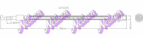 Brovex-Nelson H7445 Brake Hose H7445