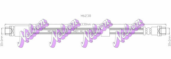 Brovex-Nelson H6238 Brake Hose H6238