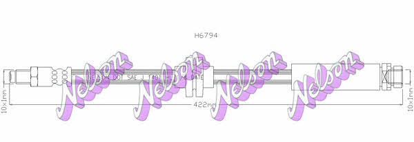 Brovex-Nelson H6794 Brake Hose H6794