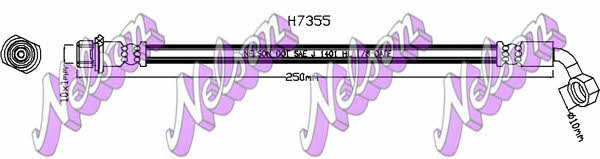 Brovex-Nelson H7355 Brake Hose H7355