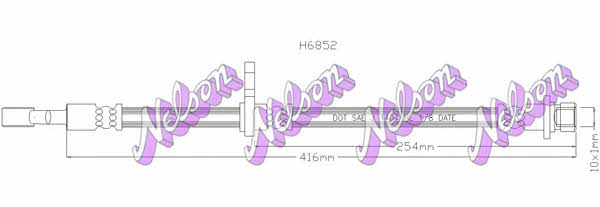 Brovex-Nelson H6852Q Brake Hose H6852Q