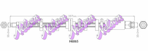 Brovex-Nelson H6065 Brake Hose H6065