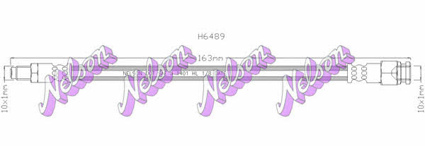 Brovex-Nelson H6489 Brake Hose H6489