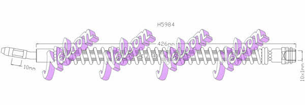 Brovex-Nelson H5984 Brake Hose H5984