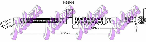 Brovex-Nelson H6844 Brake Hose H6844