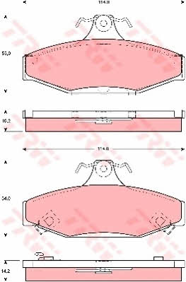 Dr!ve+ DP1010.10.0479 Brake Pad Set, disc brake DP1010100479