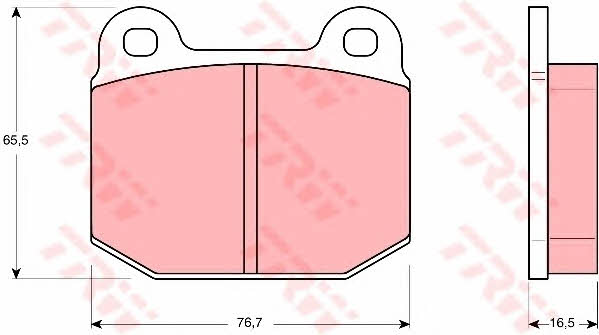 Dr!ve+ DP1010.10.0698 Brake Pad Set, disc brake DP1010100698