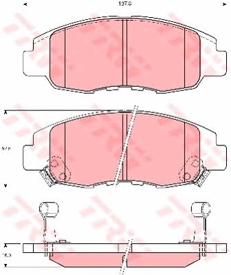 Dr!ve+ DP1010.10.0529 Brake Pad Set, disc brake DP1010100529