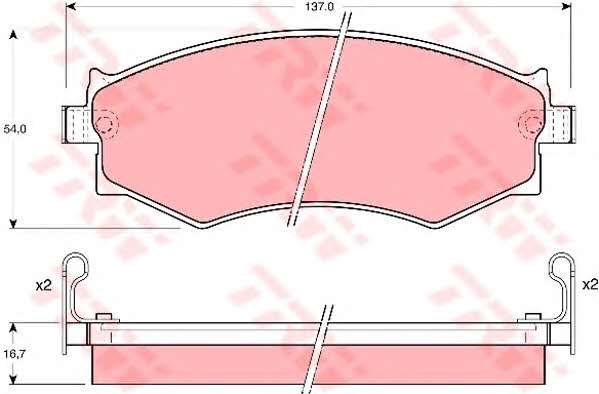 Dr!ve+ DP1010.10.0794 Brake Pad Set, disc brake DP1010100794