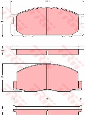 Dr!ve+ DP1010.10.0744 Brake Pad Set, disc brake DP1010100744