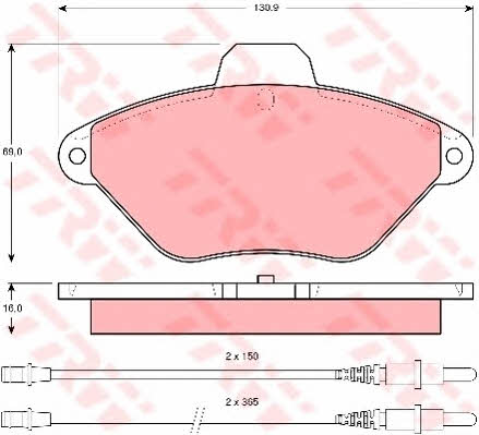 Dr!ve+ DP1010.10.0970 Brake Pad Set, disc brake DP1010100970