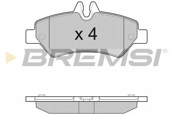 Bremsi BP3293 Brake Pad Set, disc brake BP3293