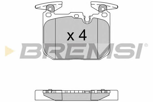 Bremsi BP3522 Brake Pad Set, disc brake BP3522