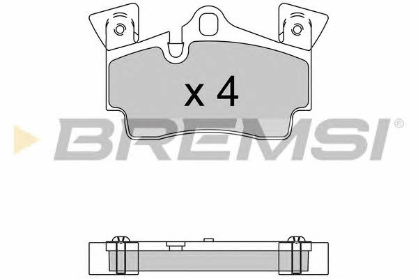Bremsi BP3574 Brake Pad Set, disc brake BP3574