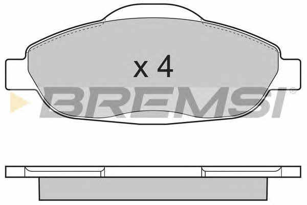 Bremsi BP3364 Brake Pad Set, disc brake BP3364