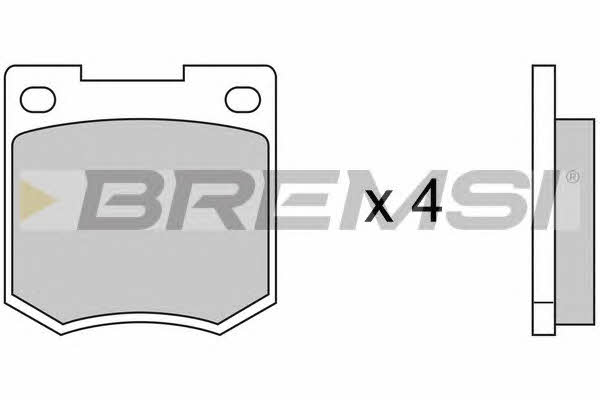 Bremsi BP2020 Brake Pad Set, disc brake BP2020