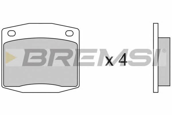 Bremsi BP2116 Brake Pad Set, disc brake BP2116