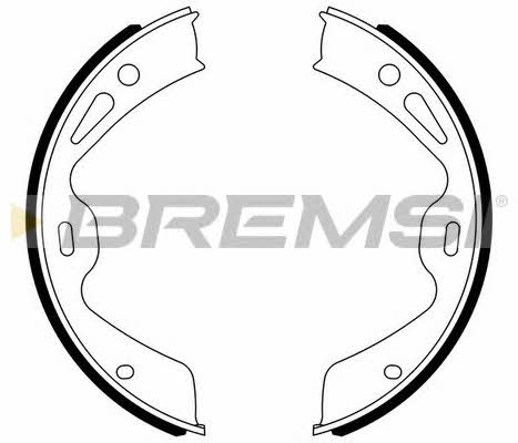 Bremsi GF0330 Parking brake shoes GF0330