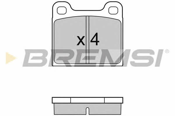 Bremsi BP2096 Brake Pad Set, disc brake BP2096
