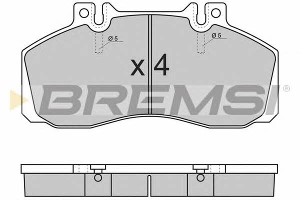 Bremsi BP7289 Brake Pad Set, disc brake BP7289
