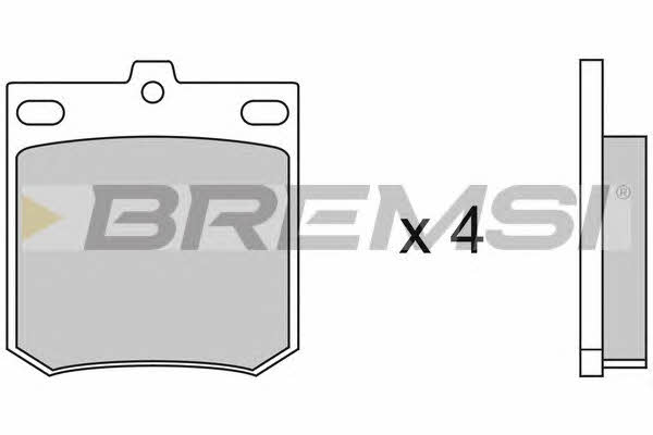 Bremsi BP2049 Brake Pad Set, disc brake BP2049