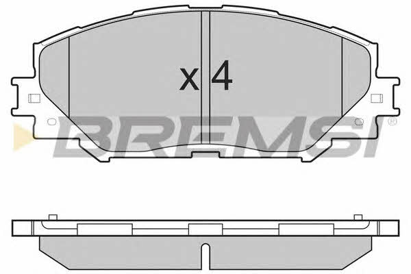 Bremsi BP3251 Brake Pad Set, disc brake BP3251