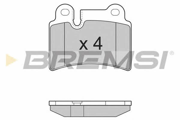 Bremsi BP3302 Brake Pad Set, disc brake BP3302