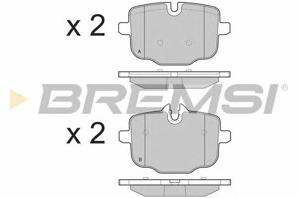 Bremsi BP3450 Brake Pad Set, disc brake BP3450