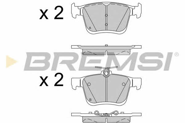 Bremsi BP3518 Brake Pad Set, disc brake BP3518
